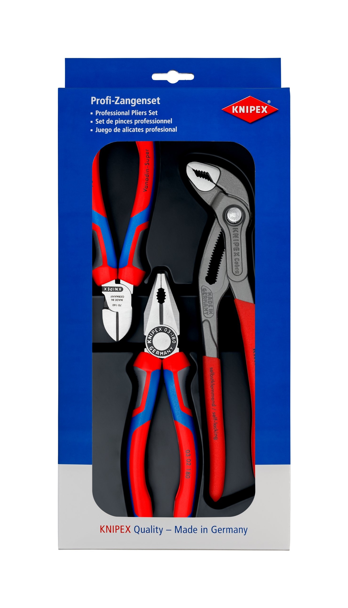 00 20 09 V01 - PENSE SETİ ( 3LÜ ) KNIPEX - 1
