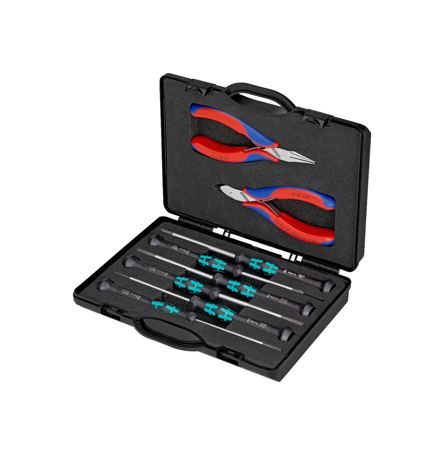 00 20 18 - ELEKTRONİKÇİ PENSE SETİ ( 8 PARÇA ) KNIPEX - 1