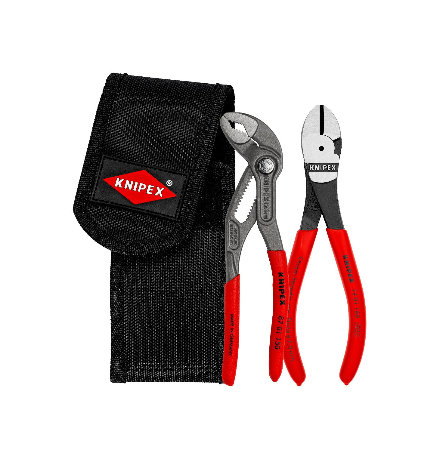 00 20 72 V02 - MİNİ PENSE SETİ ( 2Lİ ) KNIPEX - 1