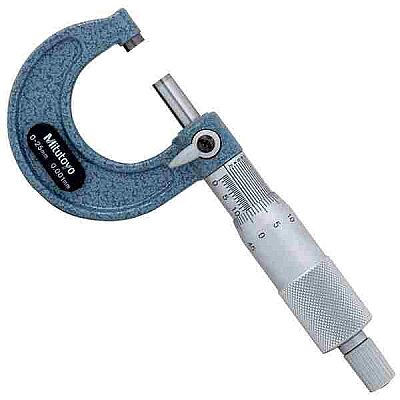103-129 - 0-25mm / 0,001mm MEKANİK DIŞ ÇAP MİKROMETRESİ - 