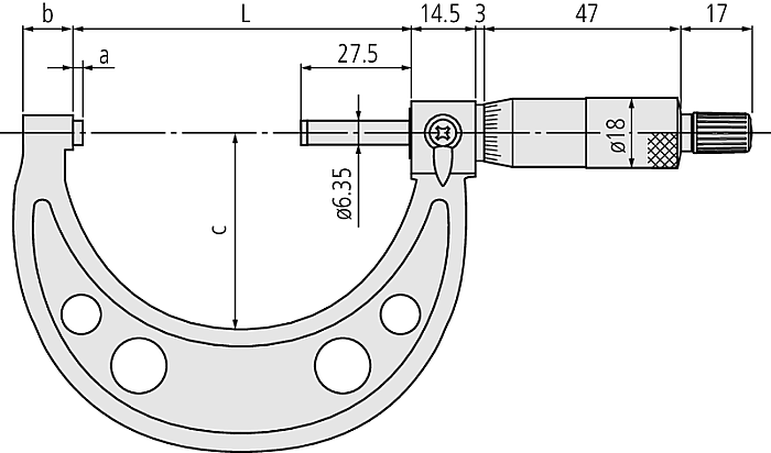 103-130 - 25-50mm / 0,001mm MEKANİK DIŞ ÇAP MİKROMETRESİ - 2