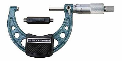 103-139-10 - 50-75mm / 0,01mm MEKANİK DIŞ ÇAP MİKROMETRESİ - 