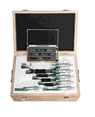 103-913-50 - 0-150mm / 0,01mm MEKANİK DIŞ ÇAP MİKROMETRE SET - 