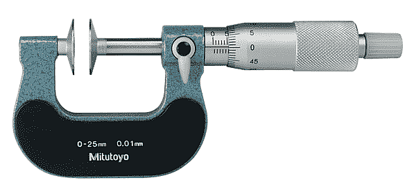 123-102 - 25-50mm DİSK ÖLÇÜ YÜZLÜ MİKROMETRE - 1