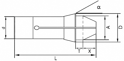 157E045RSL - 157E DIN6343 PENS 4.5MM YUVARLAK KANALSIZ UZUN - 2