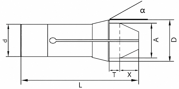 157E215RSL - 157E DIN6343 PENS 21.5MM YUVARLAK KANALSIZ UZUN - 2