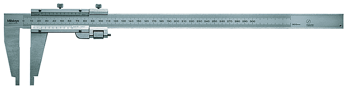 160-128 - 0-450mm / 0,2mm ÇENE BOYU:100mm SİVRİ UÇLU ÇENELİ KUMPAS - 1