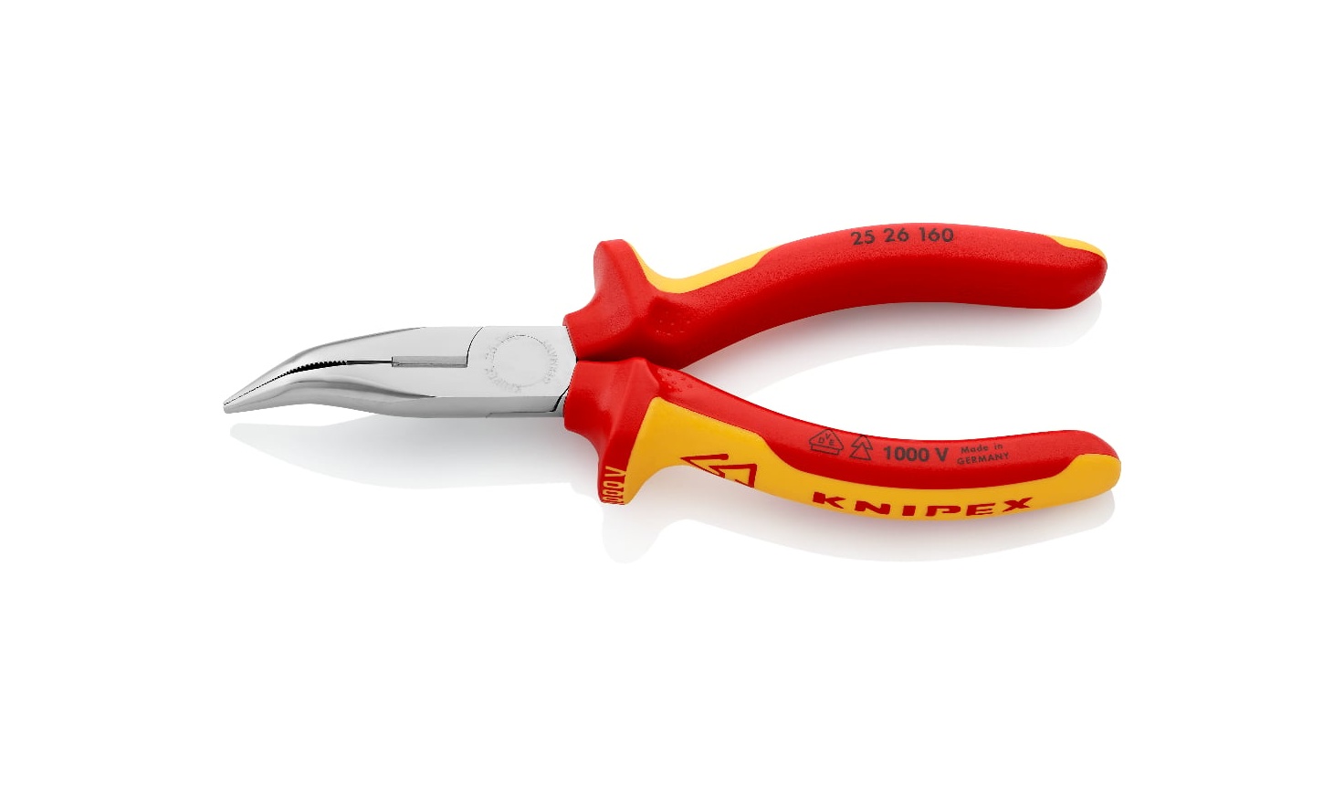 25 26 160 - VDE EĞRİ AĞIZ KARGABURUN KNIPEX - 1