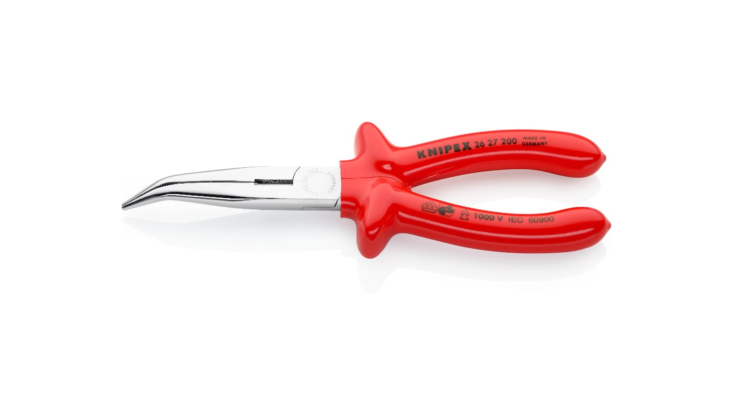 26 27 200 - VDE EĞRİ AĞIZ KARGABURUN 200MM - KNIPEX - 1