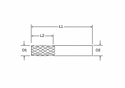 26208 - 8MM CARBIDE ROUTER END MILL TYPE 262 - 2