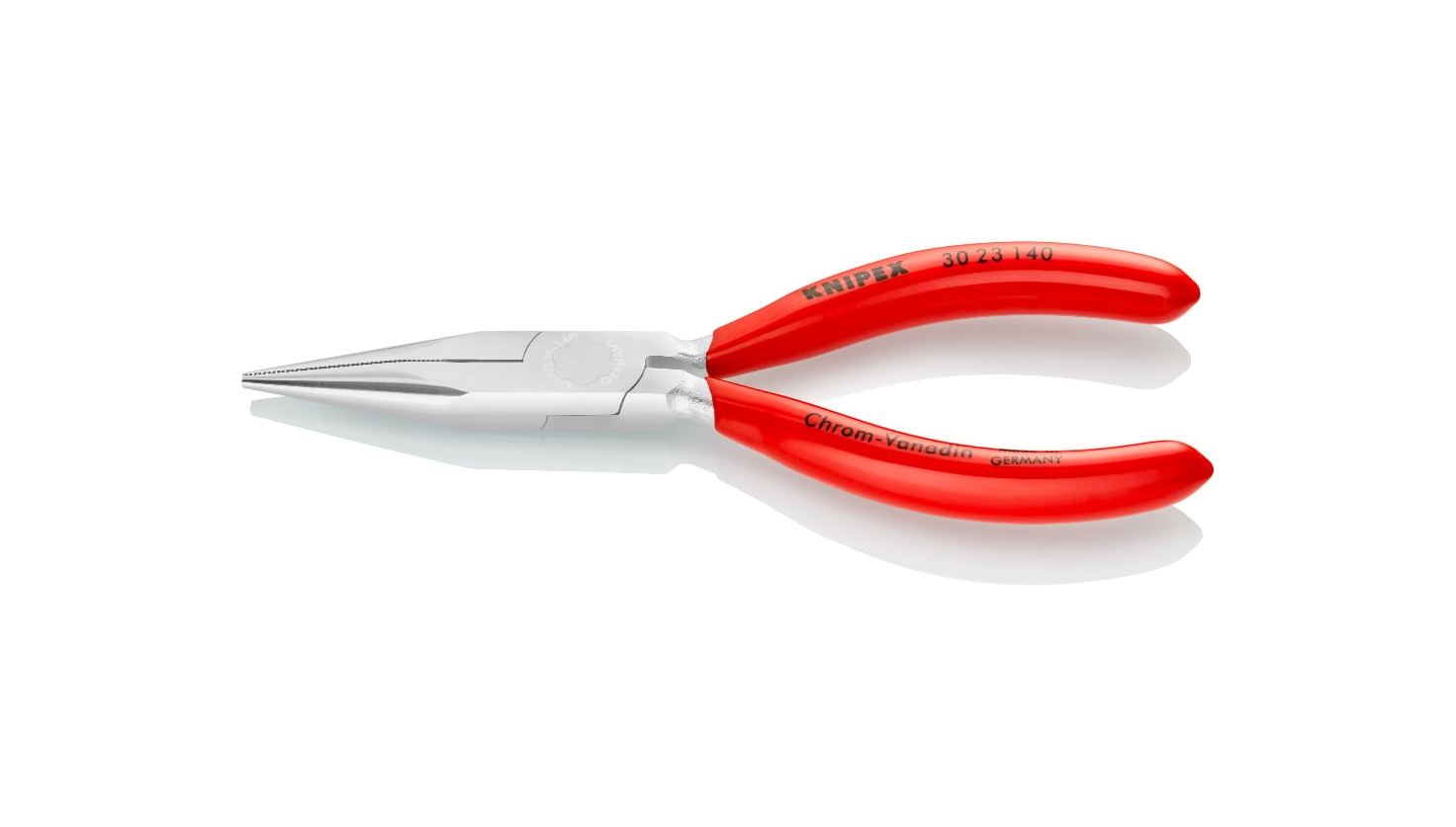30 23 140 - YASSI AĞIZ UZUN DÜZ KARGABURUN 140MM - KNIPEX - 1