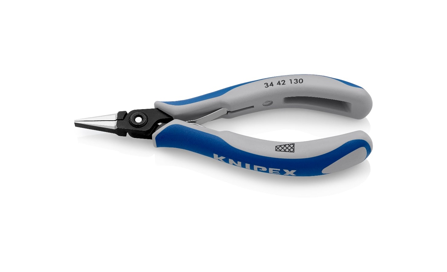 34 42 130 - HASSAS ELEKTRONİKÇİ KARGABURUN 130MM - KNIPEX - 1
