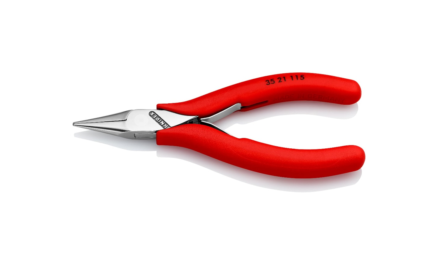 35 21 115 - ELEKTRONİKÇİ KARGABURUN PENSESİ 115MM - KNIPEX - 1