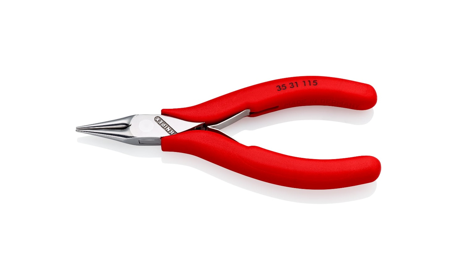 35 31 115 - ELEKTRONİKÇİ KARGABURUN PENSESİ 115MM - KNIPEX - 1