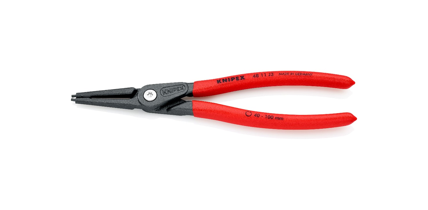 48 11 J3 - AĞIR HİZMET DÜZ İÇ SEGMAN PENSİ - KNIPEX - 1