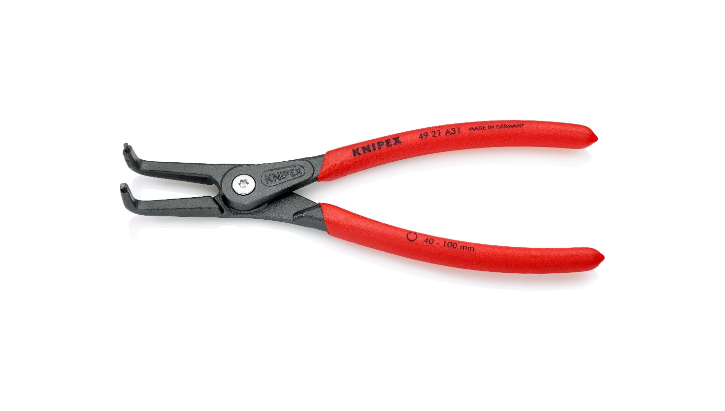 49 21 A31 - A31 AĞIR HİZMET EĞRİ DIŞ SEGMAN PENSİ - KNIPEX - 1