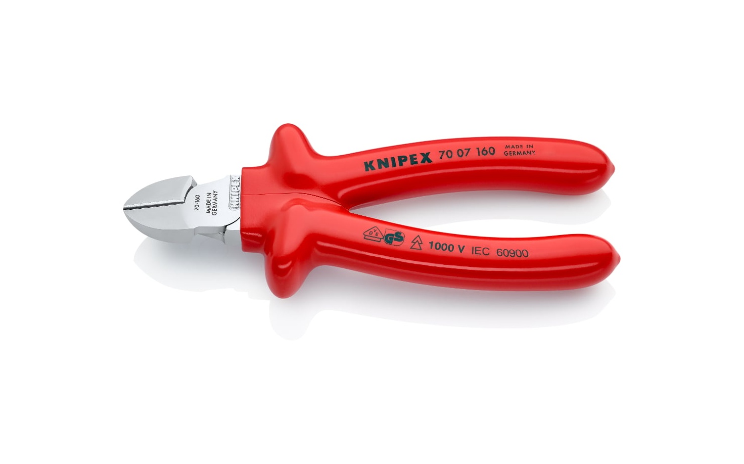 70 07 160 - VDE YAN KESKİ 160 MM - KNIPEX - 1