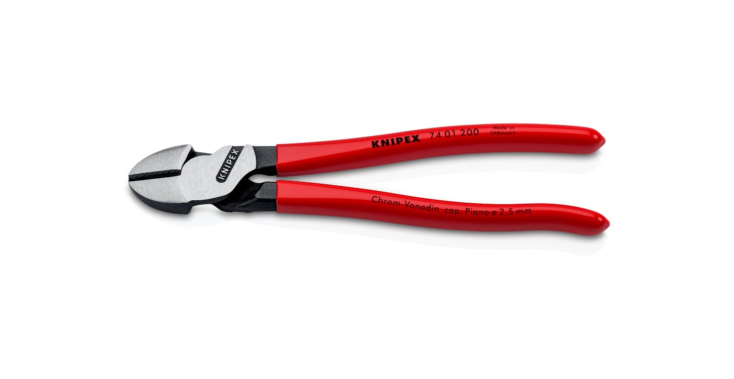 74 01 200 - AĞIR HİZMET YAN KESKİ 200 MM - KNIPEX - 1