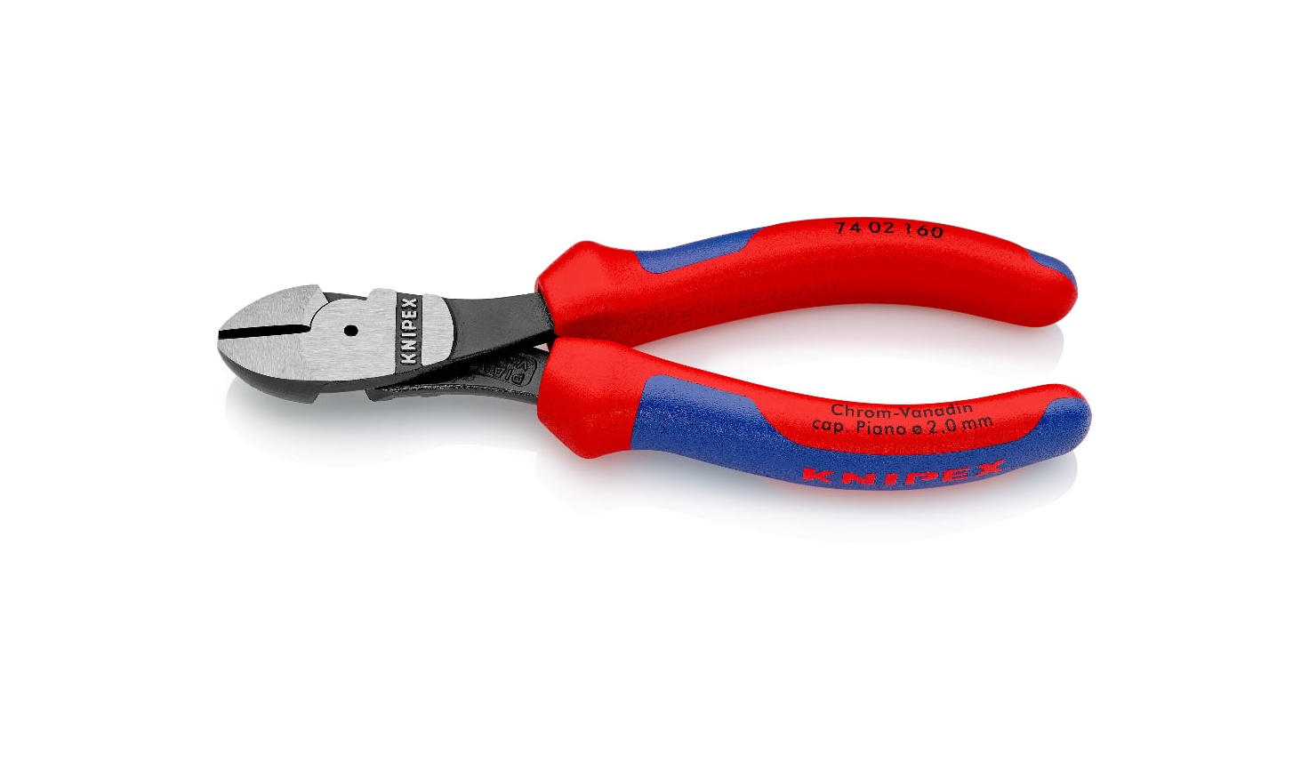 74 02 160 - AĞIR HİZMET YAN KESKİ 160 MM - KNIPEX - 1