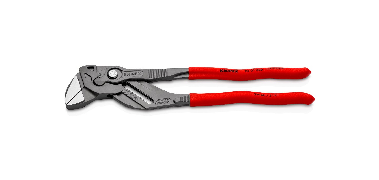 86 01 300 - DÜZ ÇENE AYARLI PENSE KNIPEX - 1