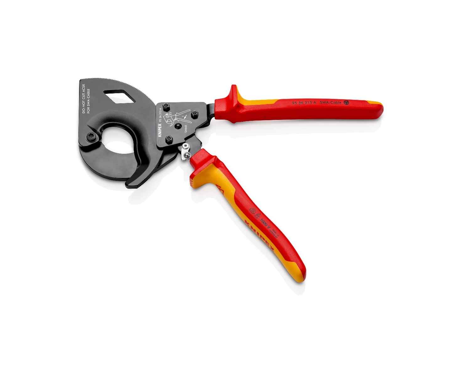 95 36 315A - CIRCIR MEKANİZMA VDE KABLO KESME 315 MM - KNIPEX - 1