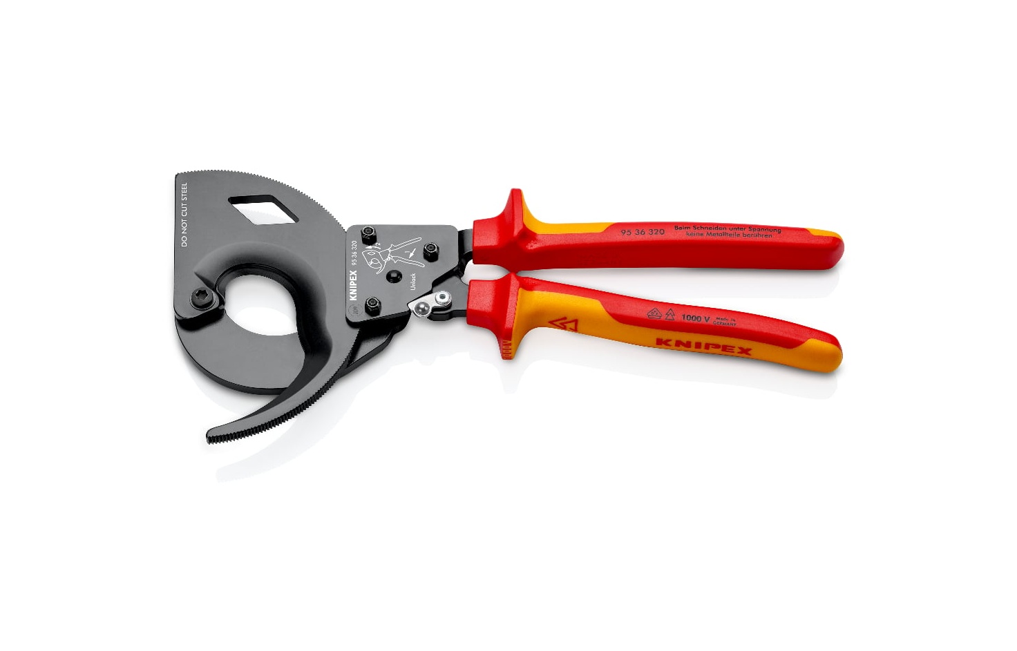 95 36 320 - CIRCIR MEKANİZMA VDE KABLO KESME 320 MM - KNIPEX - 1