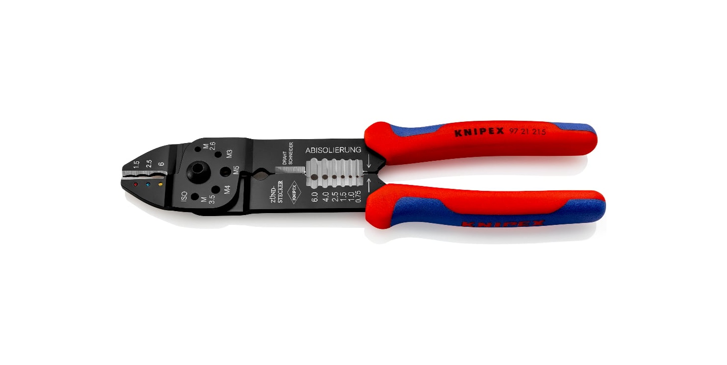 97 21 215 - ÇOK FONKSİYONEL PABUÇ SIKMA PENSİ 215M KNIPEX - 1