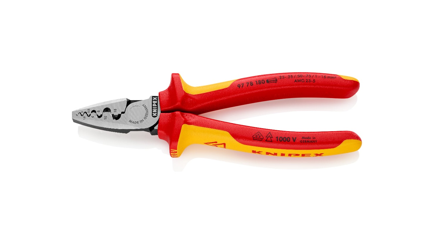 97 78 180 - YÜKSÜK SIKMA PENSİ 180 MM - KNIPEX - 1