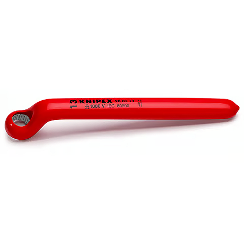 98 01 13 - VDE İZOLELİ TEK AĞIZ ANAHTARI 13MM - KNIPEX - 1