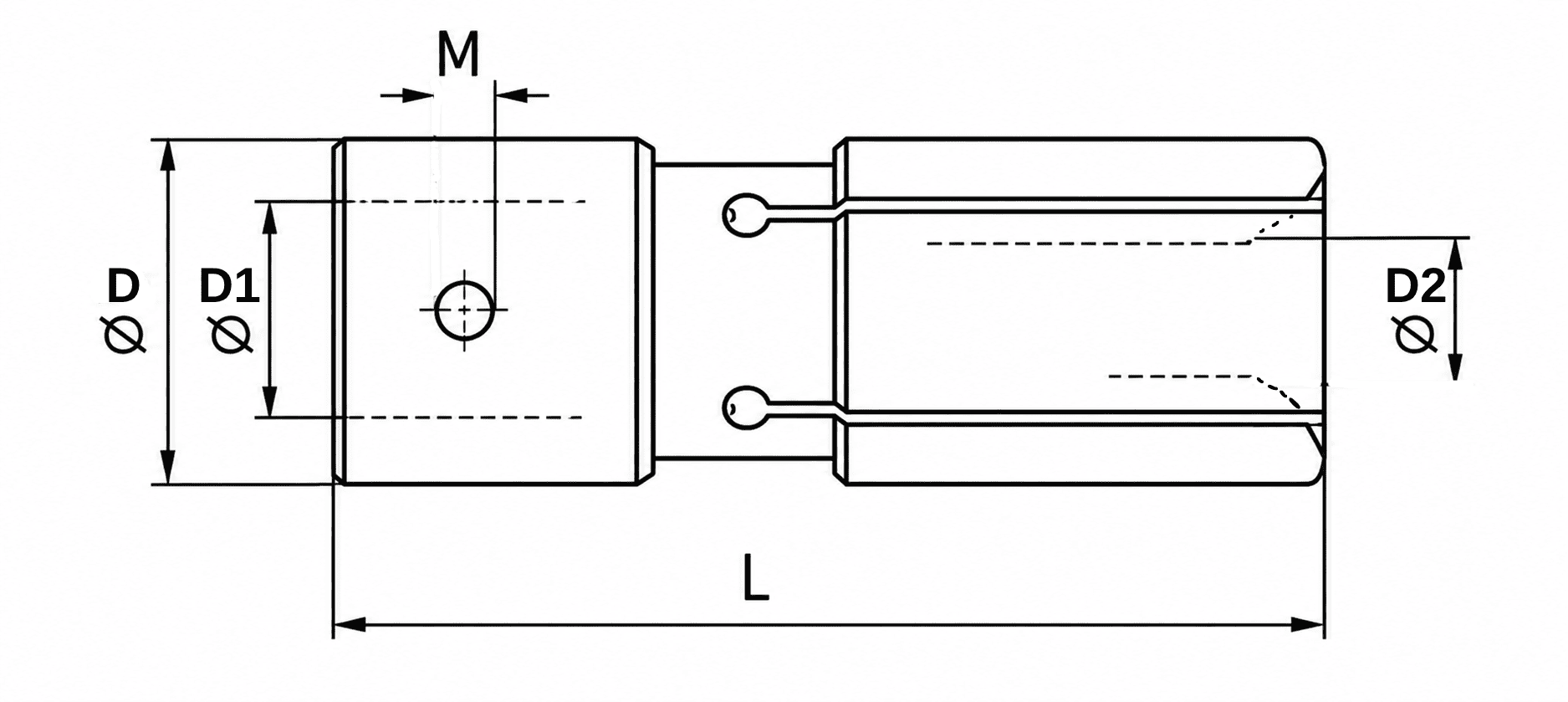 BF2520M5014 - BF2520M5 SETİSKÜRLÜ SÜRÜCÜ PENSİ 14MM - 2