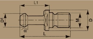 PSBT3045 - ÇEKTİRME CİVATASI BT30-45° - 2