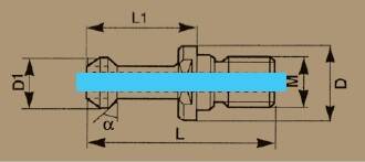 PSBT4060B - ÇEKTİRME CİVATASI BT40-60° DELİKLİ - 2