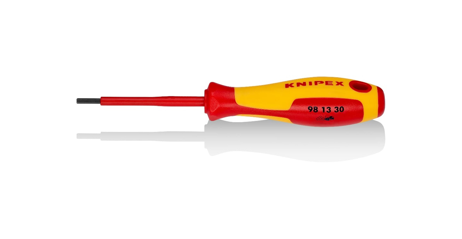 98 13 30 - VDE İZOLELİ ALLEN TORNAVİDA 3*75 MM - KNIPEX - 1