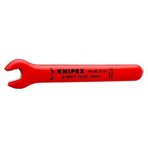 98 00 5/16 - VDE IZOLELI TEK AGIZ ANAHTAR 5/16 INÇ - KNIPEX - 1