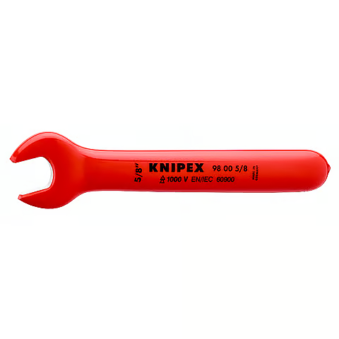 98 00 5/8 - VDE IZOLELI TEK AGIZ ANAHTAR 5/8 INÇ - KNIPEX - 1