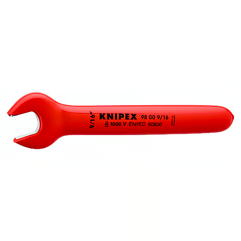 98 00 9/16 - VDE IZOLELI TEK AGIZ ANAHTAR 9/16 INÇ - KNIPEX - 1